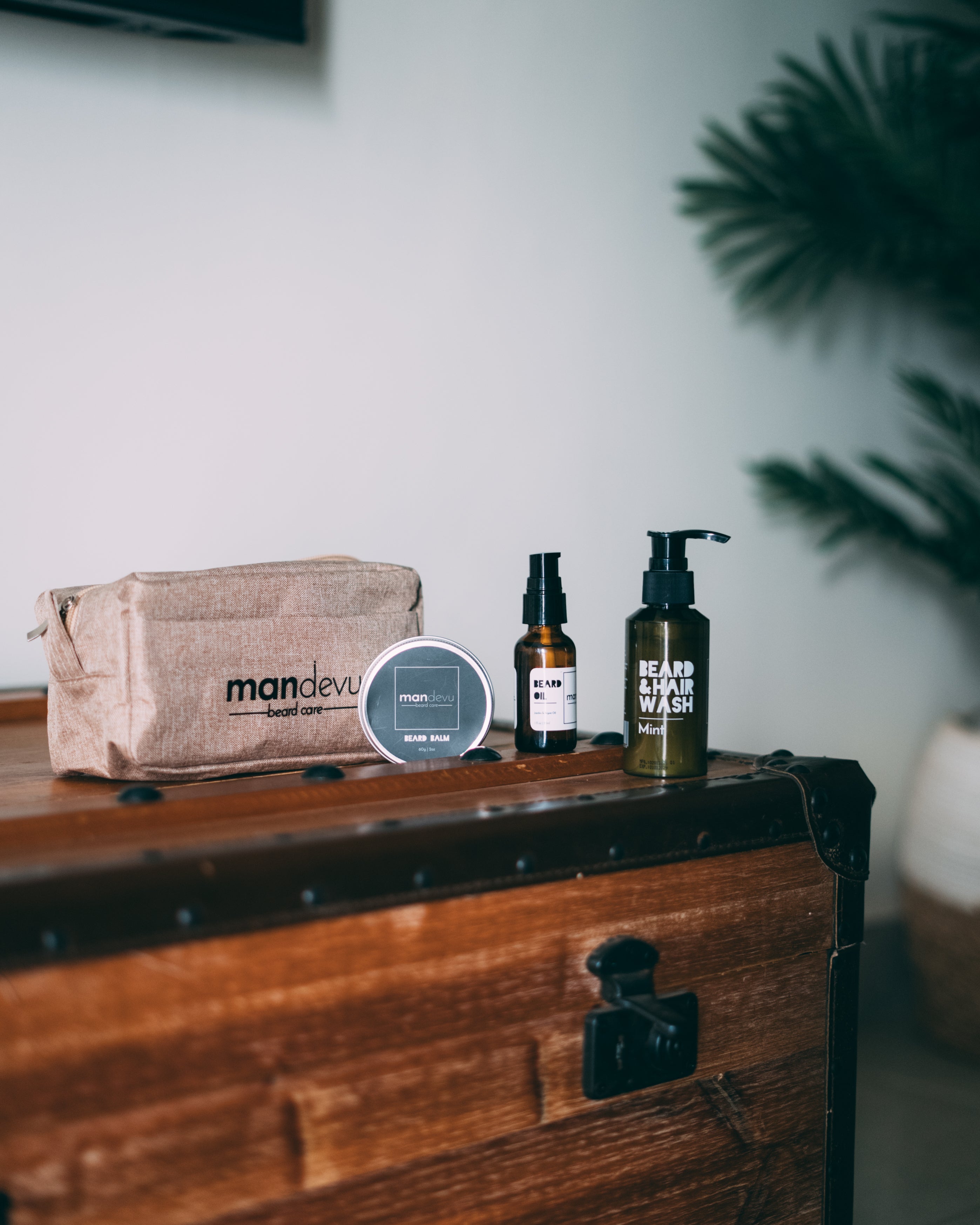 Mandevu Travel Jet Set — Beard Grooming Kit for Travel | KES 3,999